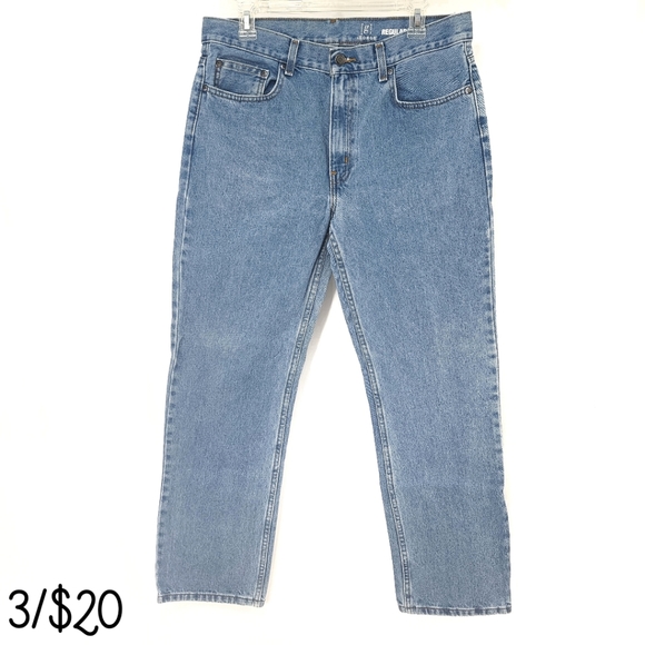 Jeans Regular Mens Jeans Light Wash Pants 33x3 Poshmark